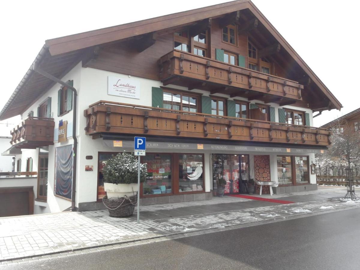 Ferienwohnungen Alpentraum - Landhaus Im Oberen Markt Oberstdorf Exterior foto